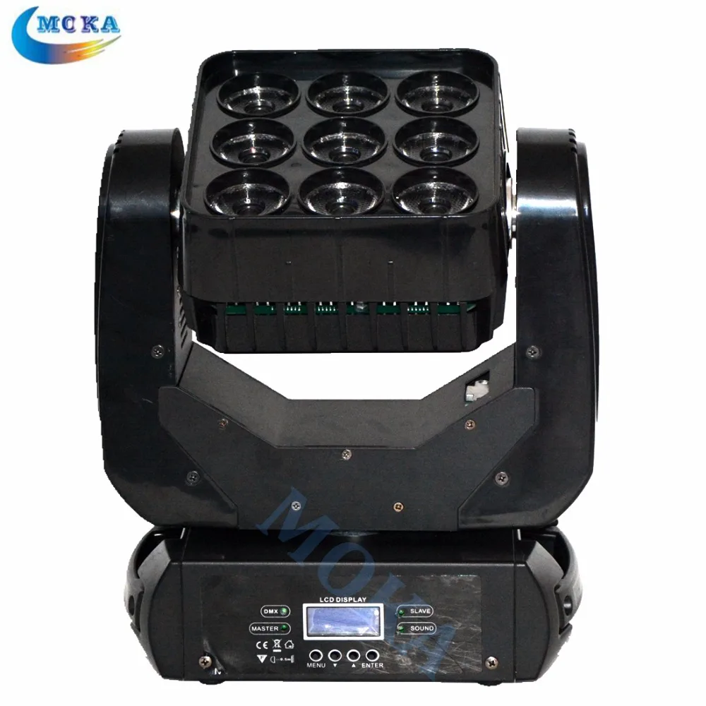 

9*10W Led Matrix Infinite Moving Head Light Disco Lights Blinder RGB DJ Effect Lighting DMX-512