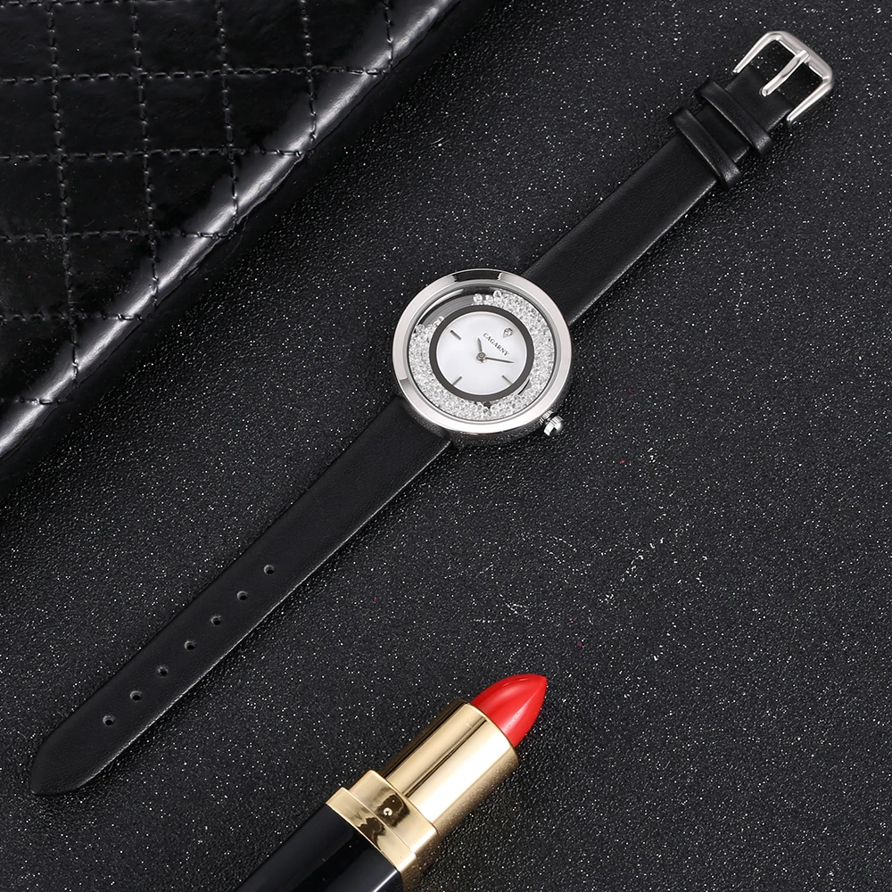 Super Slim Sliver case vogue leather strap Watches Women Top Brand Luxury Casual Clock Ladies Wrist Watch Lady Relogio Feminino (9)