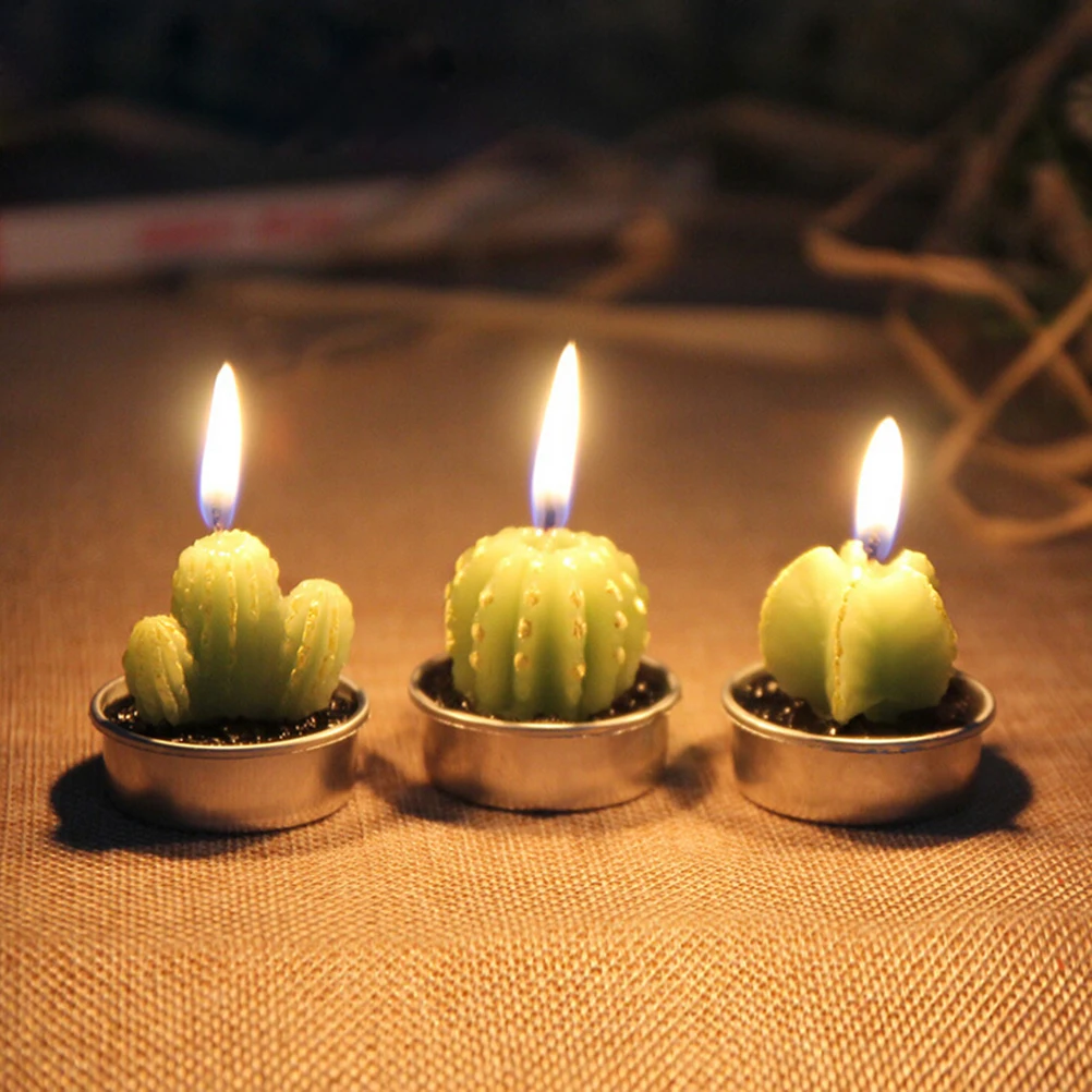 decoration candles 6pcs set artificial green plants cactus grapes candle decoration candles 6pcs set artificial green plants cactus grapes candle