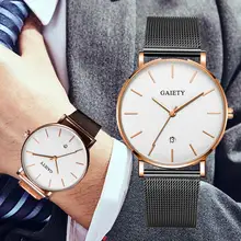Relojes 2019 Fashion Men's Watch New Mens Watches Top Brand Luxury Ultra Thin Quartz Man Wristwatch Casual Mesh Steel Male Clock Relojes 2019 Fashion Men's Watch New Mens Watches Top Brand Luxury Ultra Thin Quartz Man Wristwatch Casual Mesh Steel Male Clock