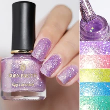 BORN PRETTY 6 мл Блестки для ногтей лак быстрое высыхание голографическая Лазерная Голография маникюрный лак дизайн ногтей