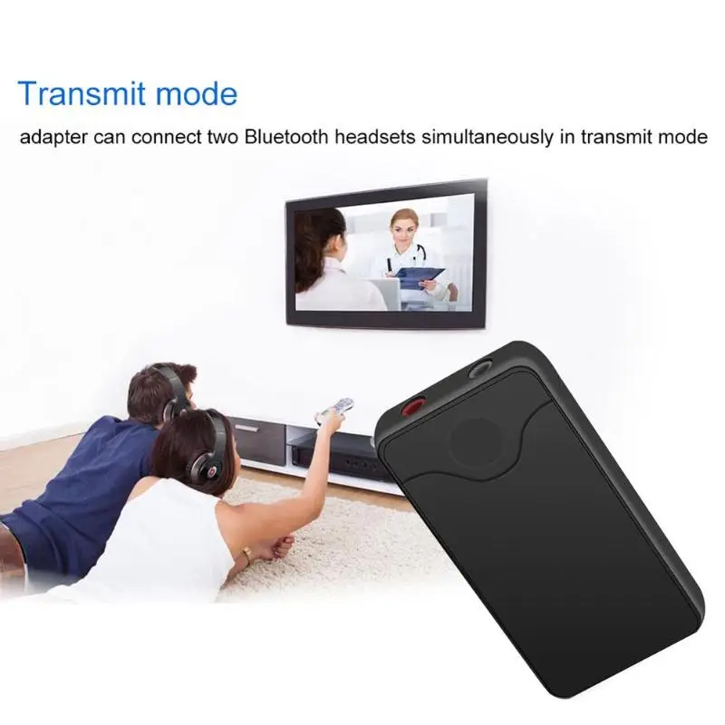 

2 in 1 Bluetooth B18 Audio UVC Receiver Transmitter 3.5mm Stereo Interface Wireless Adapter for All Devices with Bluetooth Audio