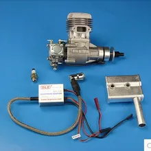DLE20 20cc Газовые двигатели для RC самолета с электронным зажиганием и глушителем