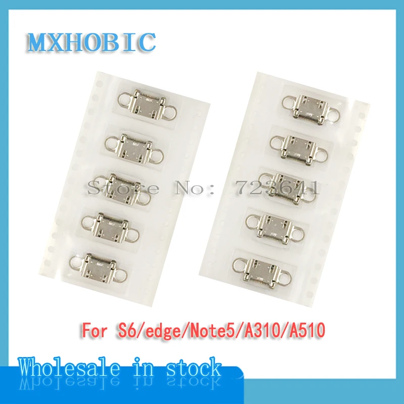 

50pcs for Samsung A310 A510 A310F A510F S6 edge G928 Note5 N920 Micro USB Jack Charging Socket Charger Port Plug Dock Connector