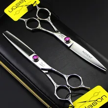 336#5,5 ''бренд Jason Высший сорт Парикмахерские ножницы JP 440C Bang Cut Парикмахерские ножницы филировочные ножницы для волос