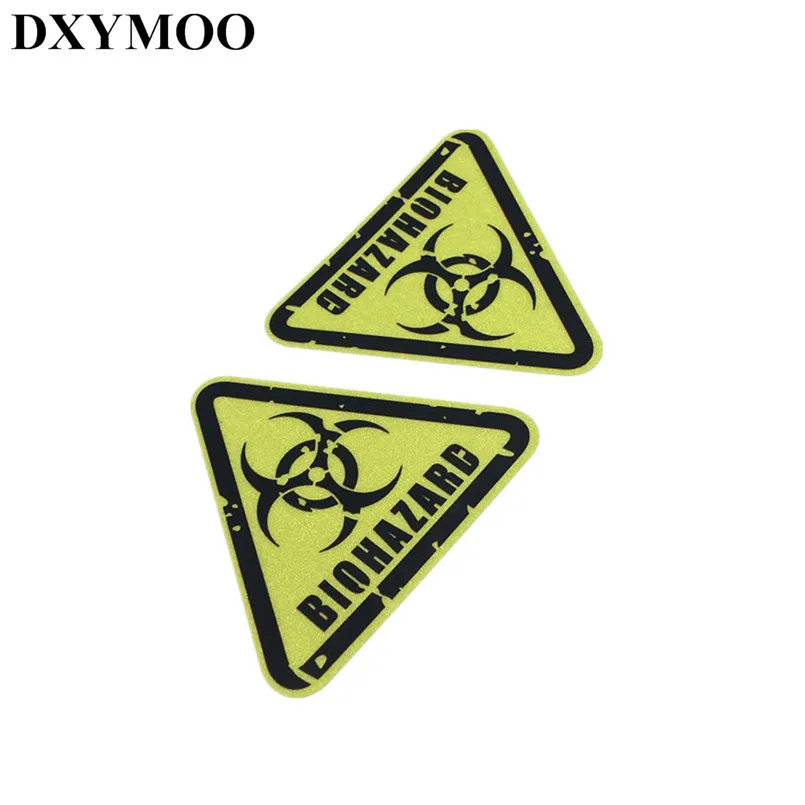 

Warning Umbrella Reflective Car Stickers BIOHAZARD Zombie Motorcycle Vinyl Decals 3M