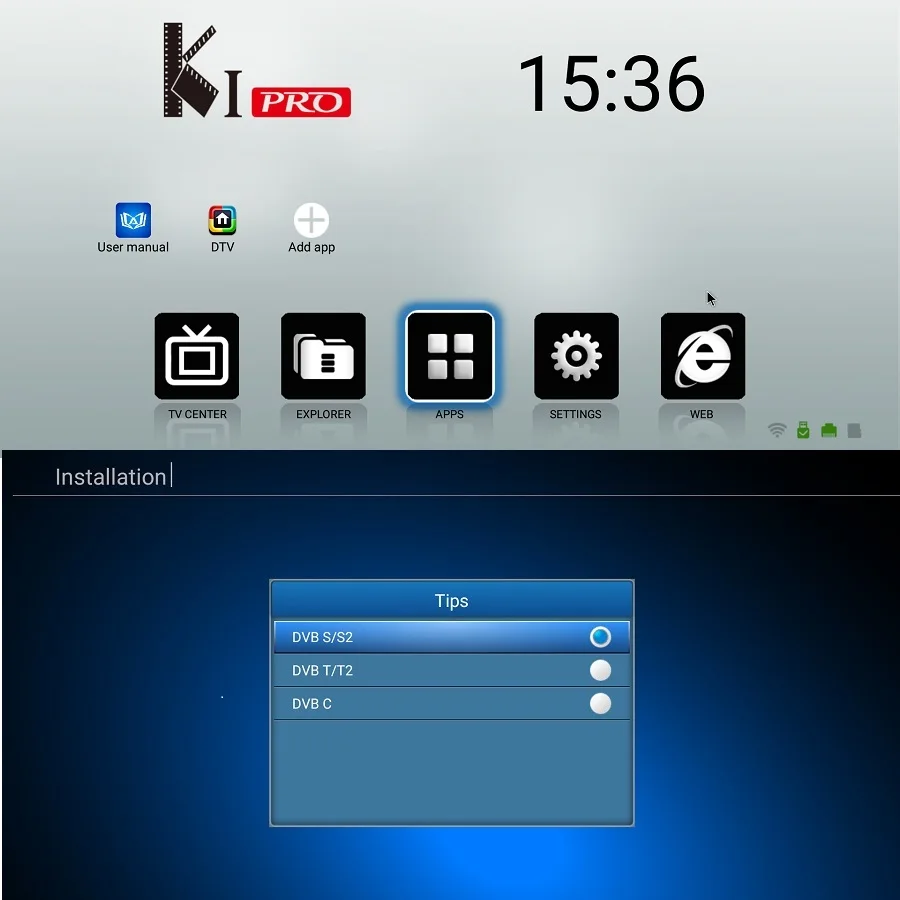  KI PRO Amlogic S905D Android 7.1 Hybrid TV Box DVB-T2/S2/C Quad Core 64 bit 2G 16G K1 PRO Set Top B