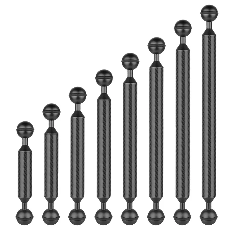 Поплавок из углеродного волокна плавучий водный рычаг двойной шар плавающий с удлиняемым кронштейном поддержка FS205-FS212