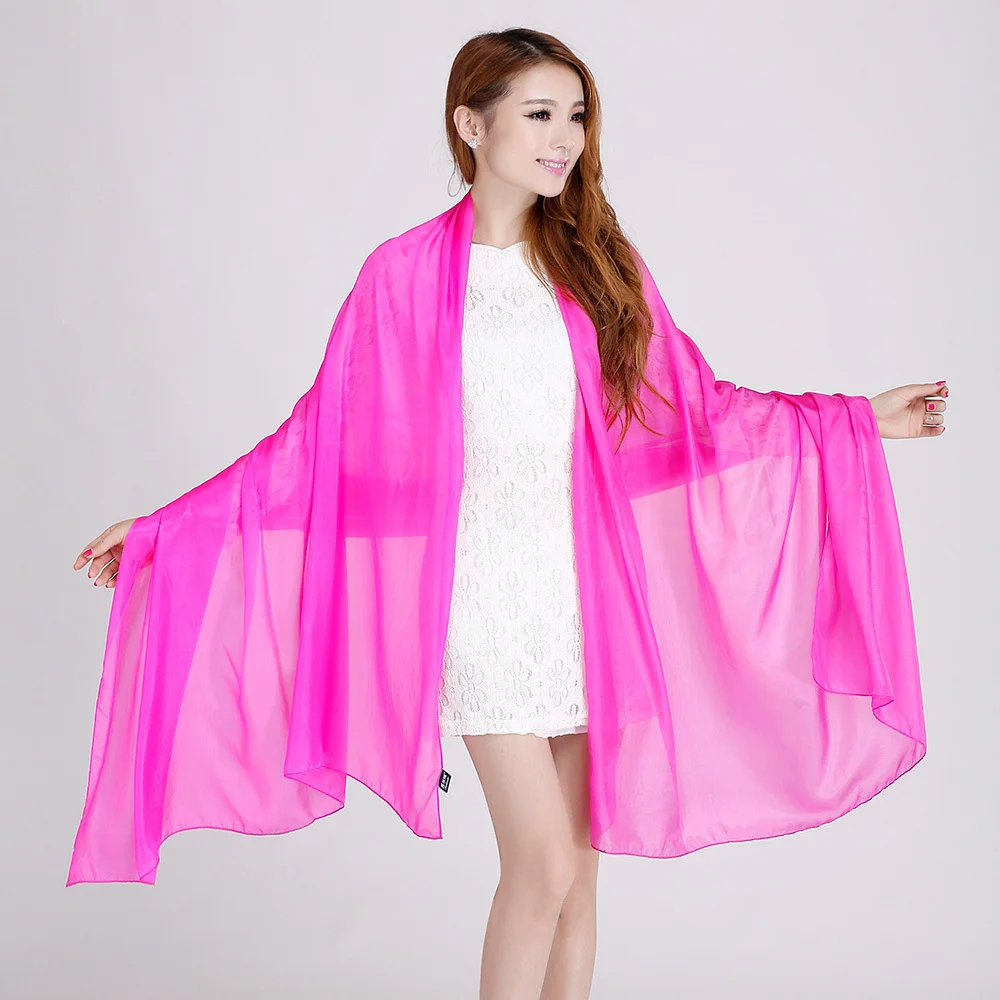 Ladies Brand Grey Mulberry Silk Scarf Shawl 180*110cm Oversize Design Female Scarves Wraps Summer Sunshade Shawls Khaki Black 2