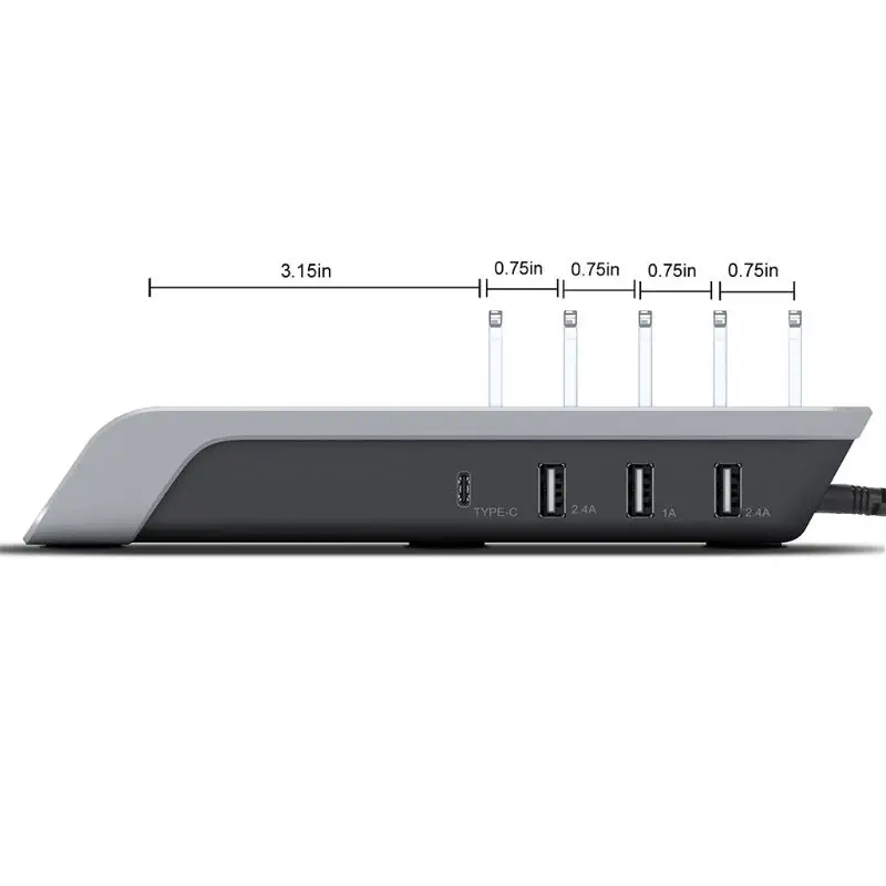 4 Порты и разъёмы Тип usb C мобильного телефона Планшеты несколько Организатор устройств настольная подставка Мощность адаптер Беспроводной Зарядное устройство для samsung