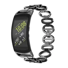 Женский браслет из нержавеющей стали ремешок для часов Ремешок для samsung gear Fit 2 Pro/Fit2 Pro SM-R365 фитнес-трекер