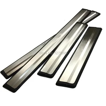 

For 2014 2015 2016 2017 Nissan X-Trail X Trail XTrail T32 Plastic Stainless Scuff Plate Door Sill Guard Pedal Car Accessories