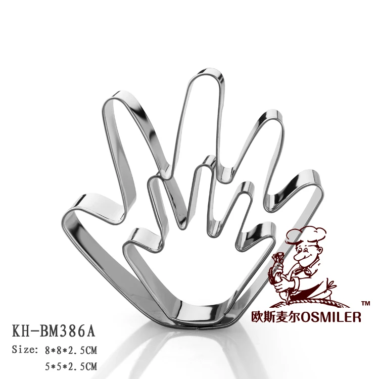 

HEARTMOVE Parent-child series *Big hand+ little hand two-piece stainless steel cookie mold 2pcs/set Hand Cookie Cutter 8069