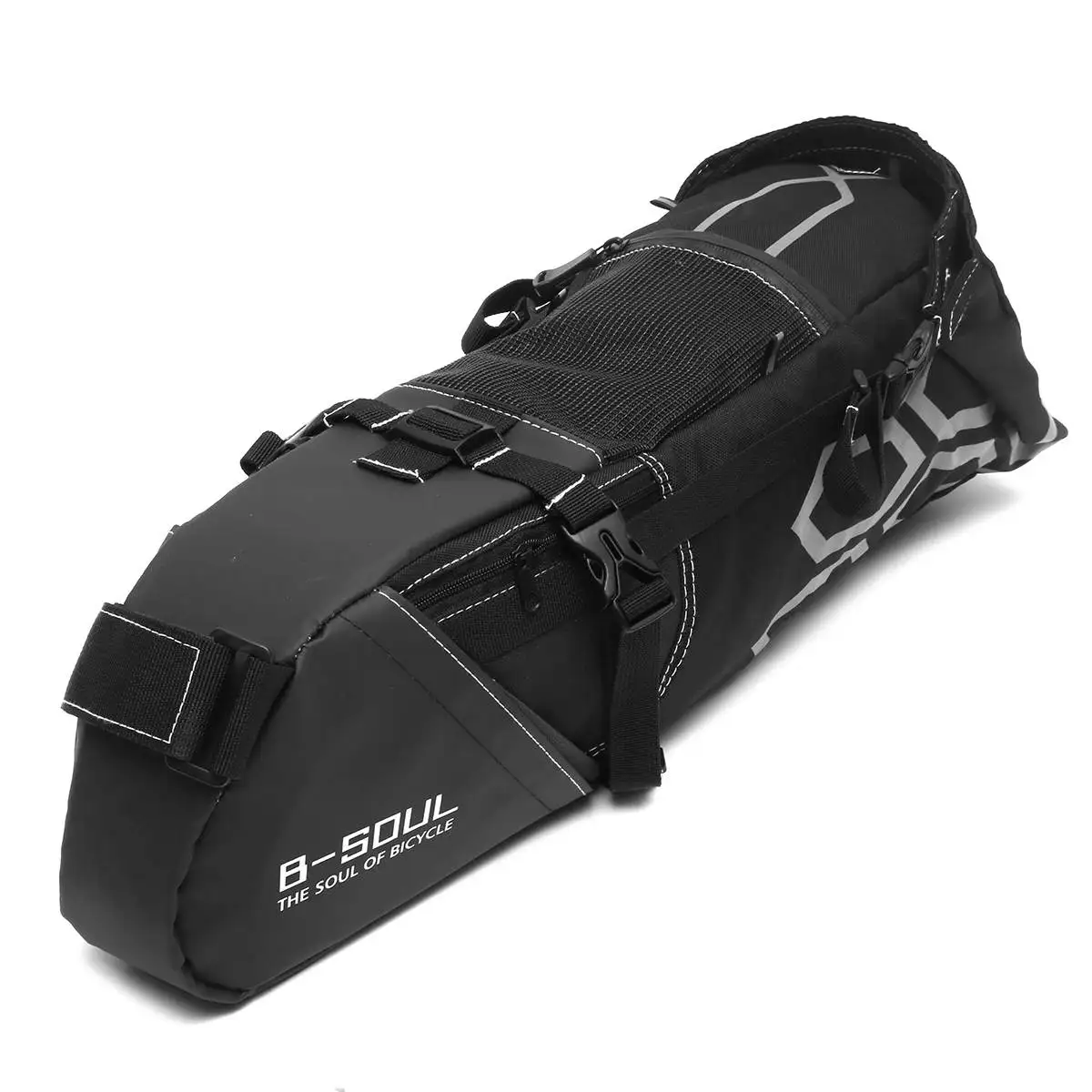 Waterproof Saddle Bike Bag Large Capacity 1.2L Bicycle Tail Bag Cycling Seat Pouch Rear Pannier Pack Water Cycling Accessories