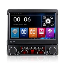 7″ 1 Din Wince Car DVD Player GPS Navigation Universal In-dash Detachable Front Panel Auto Radio Audio Stereo With Bluetooth map