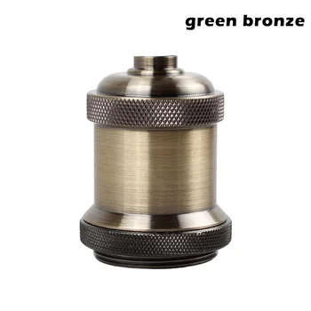 

1 Pcs Vintage Edison Lamp Socket Pendant Light E27 Screw Bulb Base Aluminum Light Socket GHS99