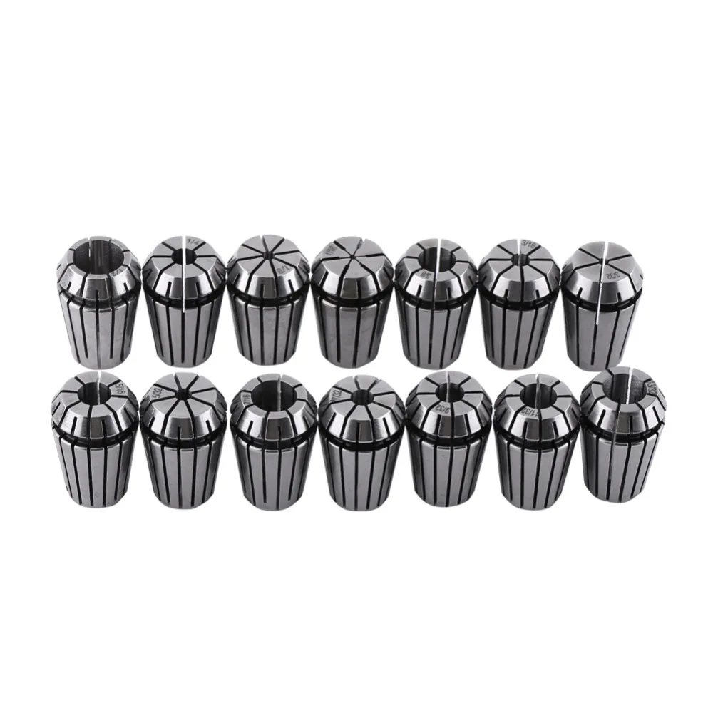 14Pcs ER20 1//16/"-1//2/" Spring Collet Set For CNC Milling Lathe Tool Workholding !