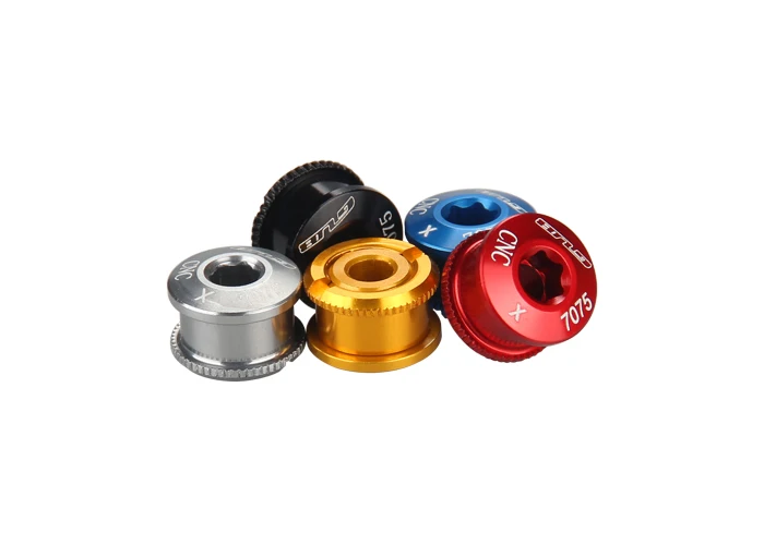 5 PCS mtb bicycle crankset aluminium alloy chainring bolt bielas bike