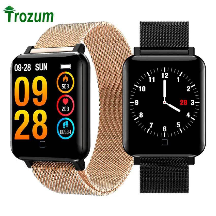 

Smart Watch FM19 PLUS Blood Pressure Heart Rate Sports Pulse Meter Wristband Waterproof Bluetooth Bracelet smartwatch PK Q8 Q3