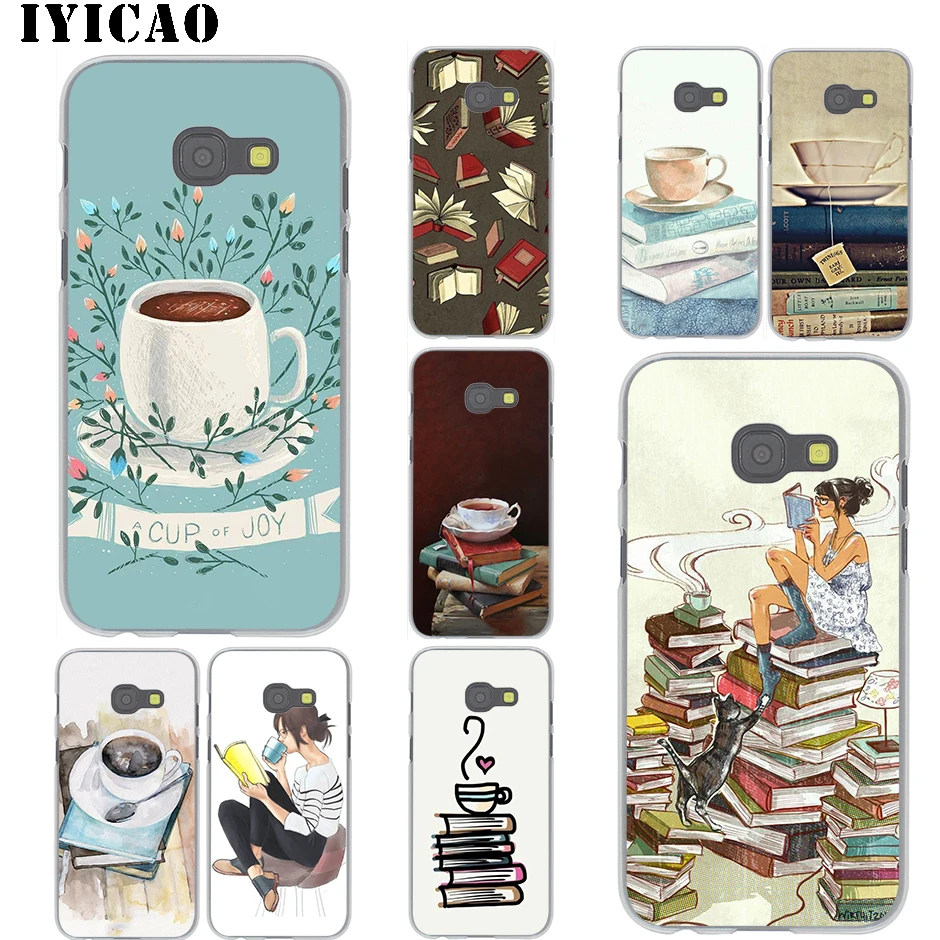 Первая кофейная книга IYICAO для Samsung Galaxy A3 A5 A6 A7 A8 Plus A9 A10 A30 A40 A50 A70 M10 M20 M30 A10S A20S A30S A40S
