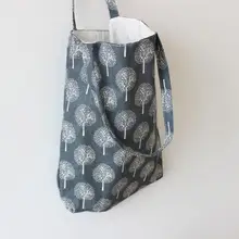 Женская сумка на плечо с цветочным принтом, Холщовая Сумка для покупок, пляжная сумка, Повседневная Сумка-тоут для дам, большая ВМЕСТИТЕЛЬНОСТЬ