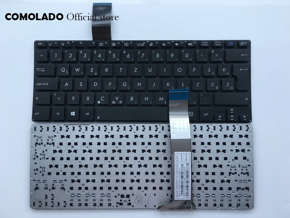 WB West Balkans keyboard for ASUS VivoBook S300 S300C S300CA S300K S300KI Black keyboard WB Layout WB West Balkans keyboard for ASUS VivoBook S300 S300C S300CA S300K S300KI Black keyboard WB Layout