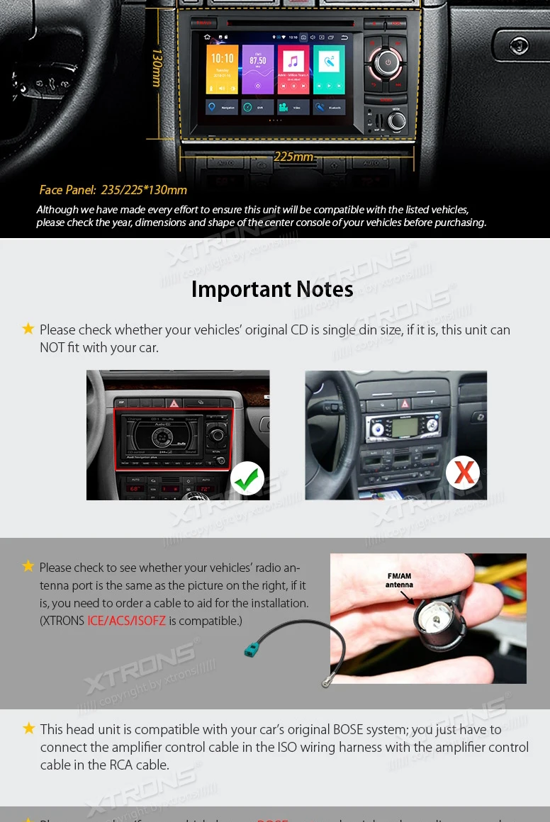 Best 7" Android 8.0 OS Car DVD radio Multimedia GPS for Audi A4 2000-2008&Audi S4 2003-2008 &Audi RS4 2002-2008 with 4GB RAM 32GB ROM 2