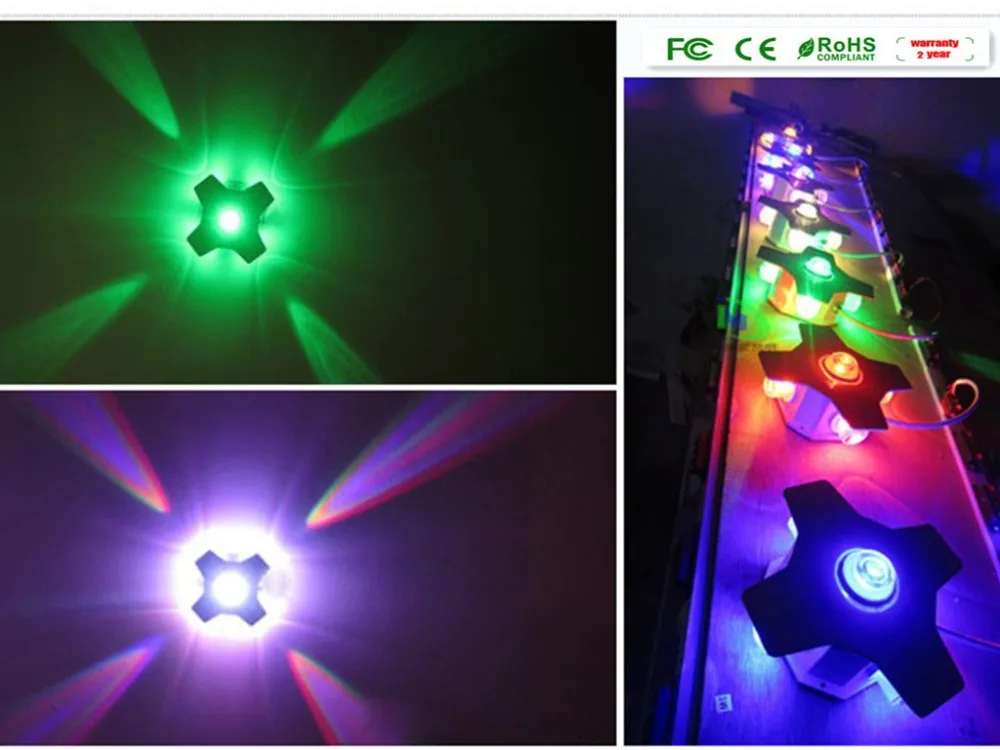 

Novelty Lighting, LED Cross Star Light 12W 4*3W RGB Outer Door Wall Lamp / LED  Night Lamp / Porch Lighting 85-265V