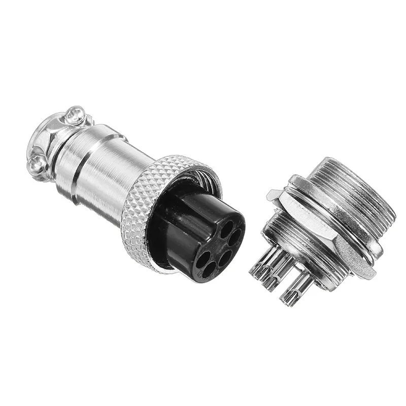 

5pcs Electronic Soldering Iron GX12-5 Connector T12 Aviation Head Mini Aviation Male 12mm DIY Soldering Kits