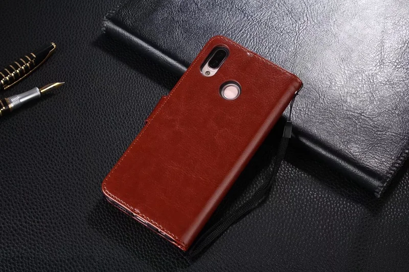Флип Бумажник телефон чехол для huawei Nova 3E кожаный Роскошный ультра тонкий