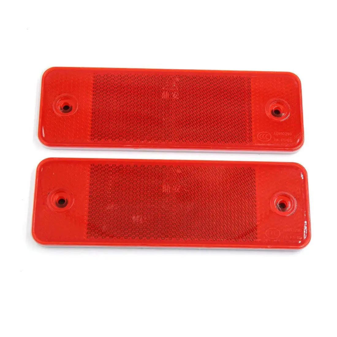 

uxcell Universal Car Reflective Warning Plate Rectangle Reflector Red 2Pcs