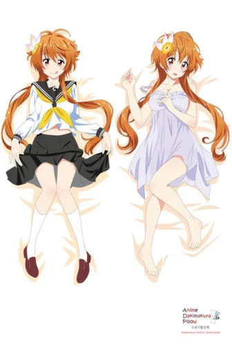 BL Anime Nisekoi Chitoge Kirisaki Dakimakura Soft Hugging Body Pillow Case Cover