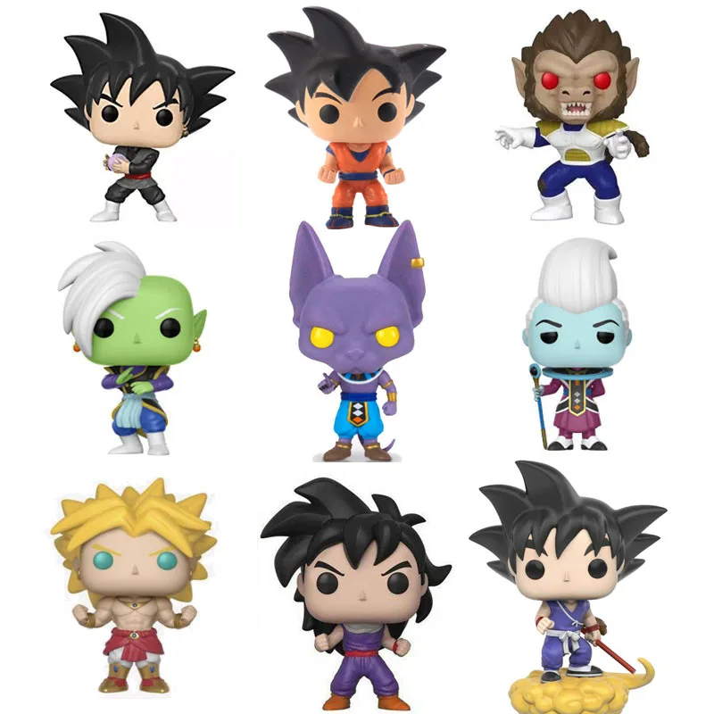 Экшн фигурка Funko pop из Амина драконий жемчуг Гоку Beerus GRETA APE Вегета ПВХ