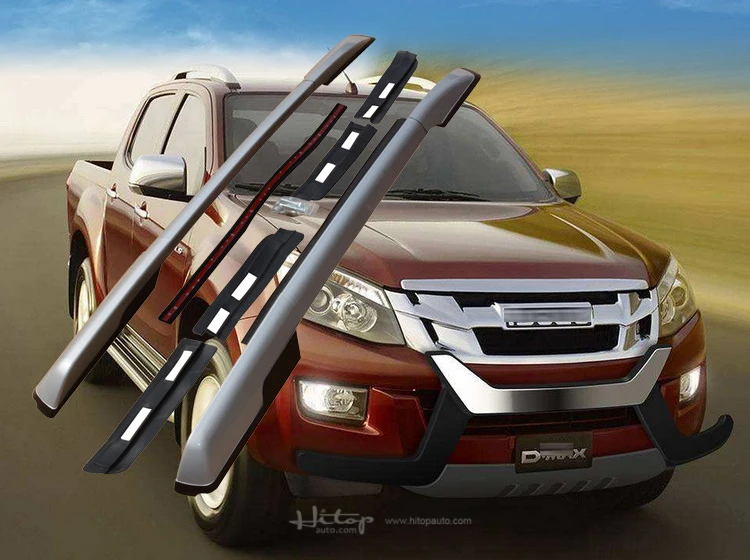 Новое поступление для Isuzu D-Max багажник на крышу бар багаж Продольный брус крыши 2011-, винты крепления, Толстый алюминиевый сплав, ISO9001 качество