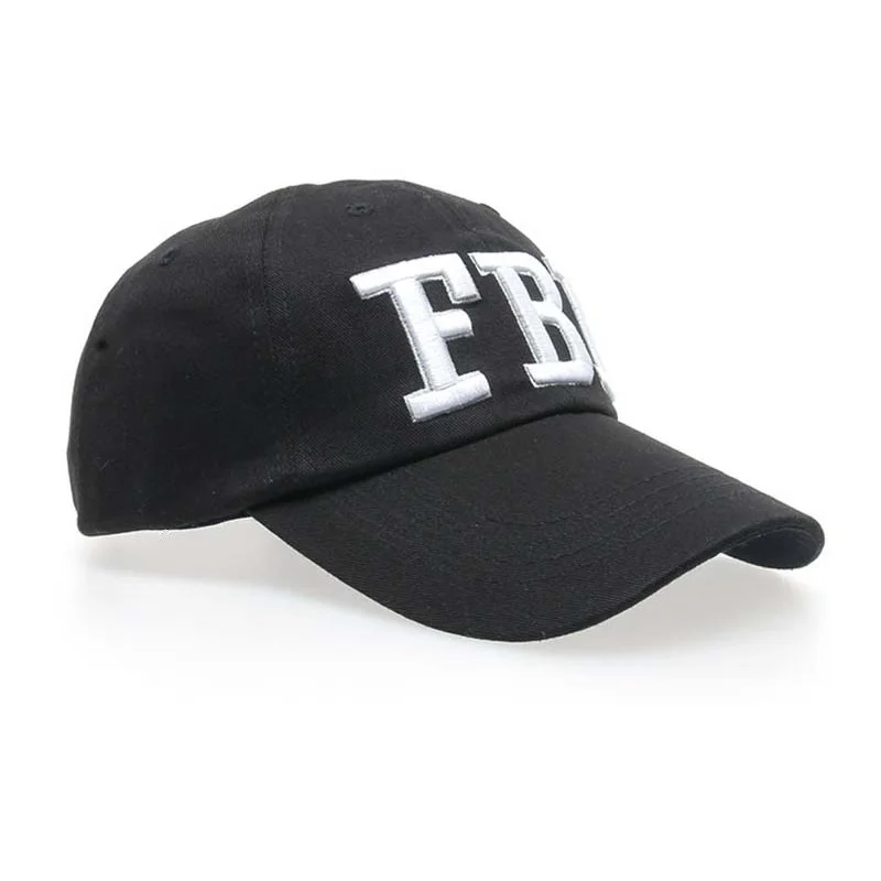 2 стиля вышивка &quotПолиция&quot &quotФБР&quot бейсбольная кепка с буквами Snapback головные