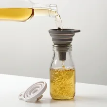 Кухня Мини силиконовая складная Складная воронка стиль Воронка Хоппер кухонная утварь инструменты аксессуары кухонный гаджет