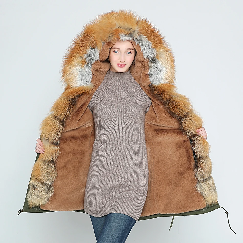 OFTBUY 2020 длинная камуфляжная зимняя куртка пальто для женщин теплая Толстая парка