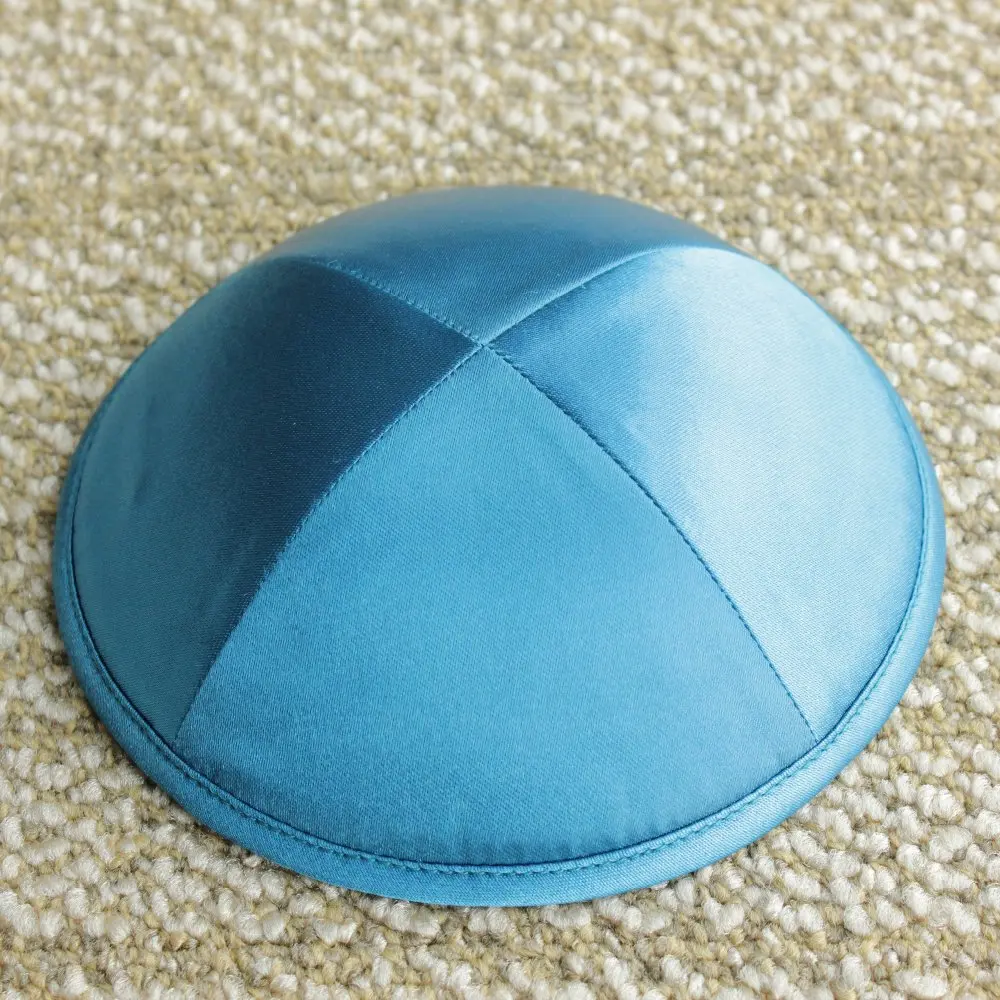 Persian blue color Satin kippot Jewish Yarmulke Kippah Kippot skull