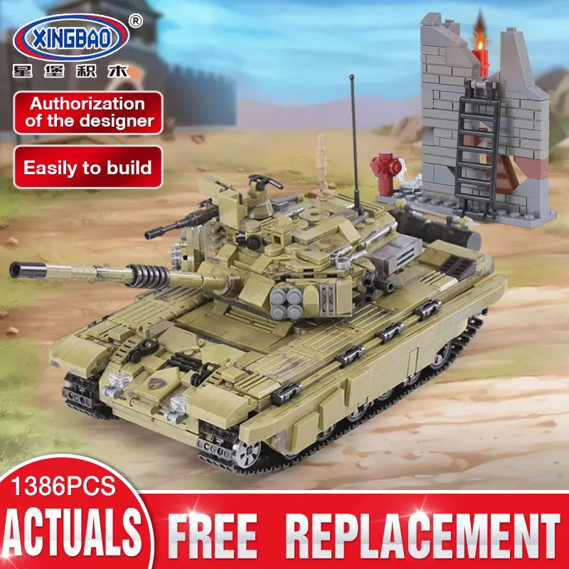 

XINGBAO 06015 Military Series The Scorpio Tiger Tank Set Competible With lego Blocks Bricks Toys Educational Christmas Gifts