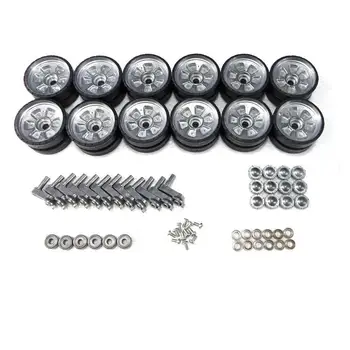 

henglong 3938 3938-1 Russian T90 1:16 RC tank upgrade parts metal wheels hub set
