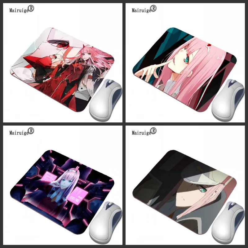 Mairuige darling в franxx Аниме Коврик для мыши сексуальный Принт с изображением девочки