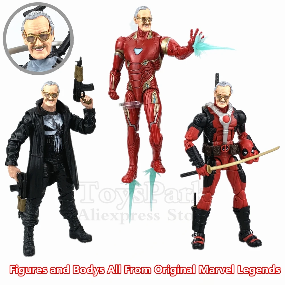 

Stanley Martin Lieber 1/12 1:12 6" Action Figure Marvel Legends Punisher IronMan Deadpool Avenger Movie Comic Collection Toys