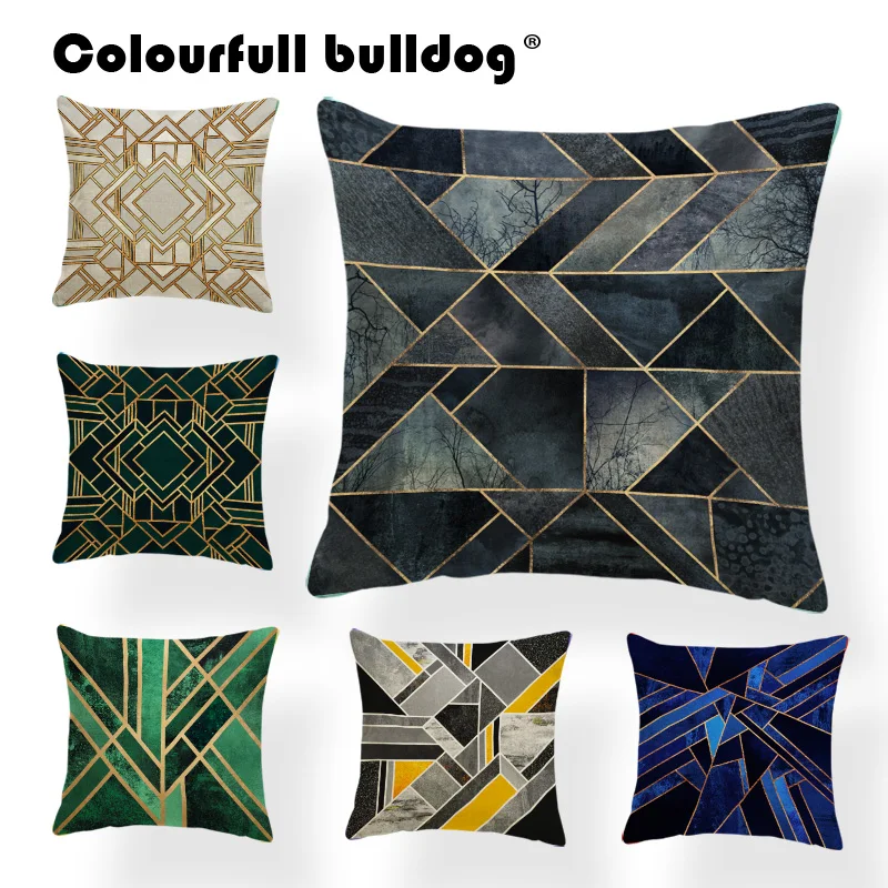 art deco cushion