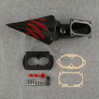 Spike Luft Reiniger Intake Filter Für Kawasaki Vulcan 1500 Mean Streak 02-09 Schwarz Chrom Zwei Farbe Optional
