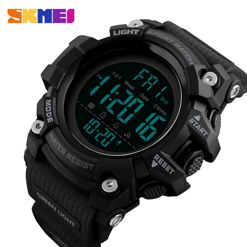 

SKMEI Outdoor Sport Watch Men Countdown Alarm Clock Fashion Watches 5Bar Waterproof Digital Relogio Masculino Watch