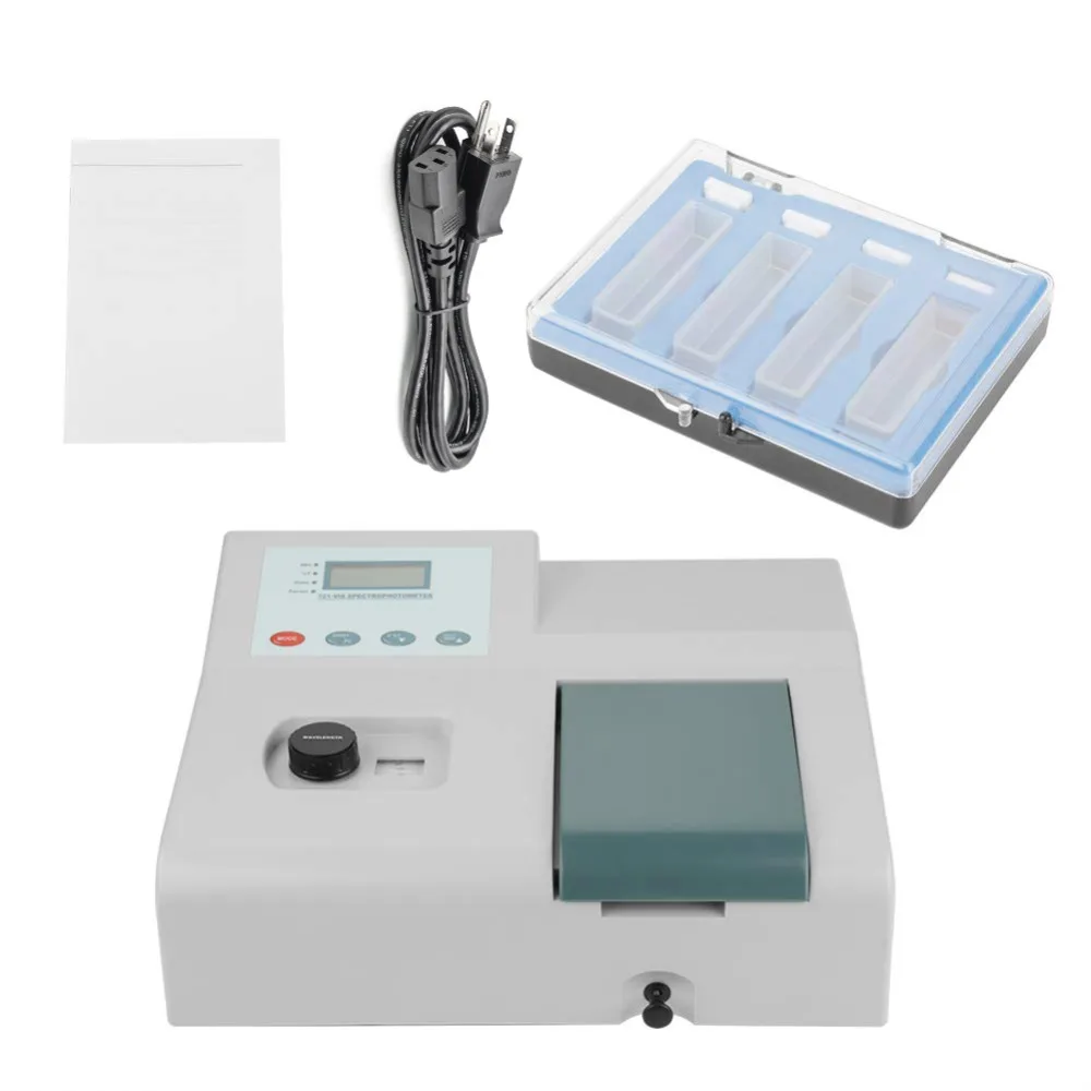 

Visible Spectrometer Ultraviolet Spectrophotometer Ray Digital Luxmeter Light Meter Tool 721 For Medical and Food Testing US/EU