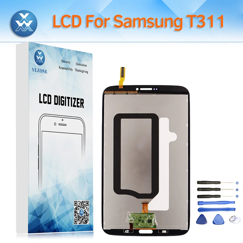

LCD Touch Combo for Samsung Galaxy Tab 3 T310 T311 T315 Tablet LCD Display Touch Screen Digitizer Assembly Replacement 8 Inch