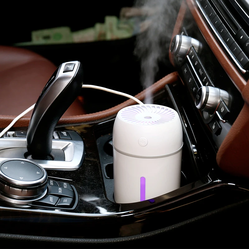 Car air freshener T1 cup humidifier USB Mini Ultrasonic Essential Oil Diffuser LED Air Purifier Mist Maker Office Home