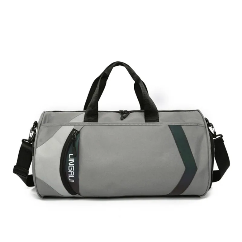 30L спортивная сумка для обуви гимнастическая тренировочная сумка Фитнес упаковка Открытый город для туризма в поход сухая сумка йога ручная сумка - Цвет: Светло-серый