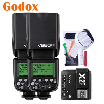 

Godox V860II V860II-C Camera Flash Speedlite 2.4G TTL X2T-C Blutooth For Android IOS Smartphone For Canon 5D 6D 7D 70D 80D 600D